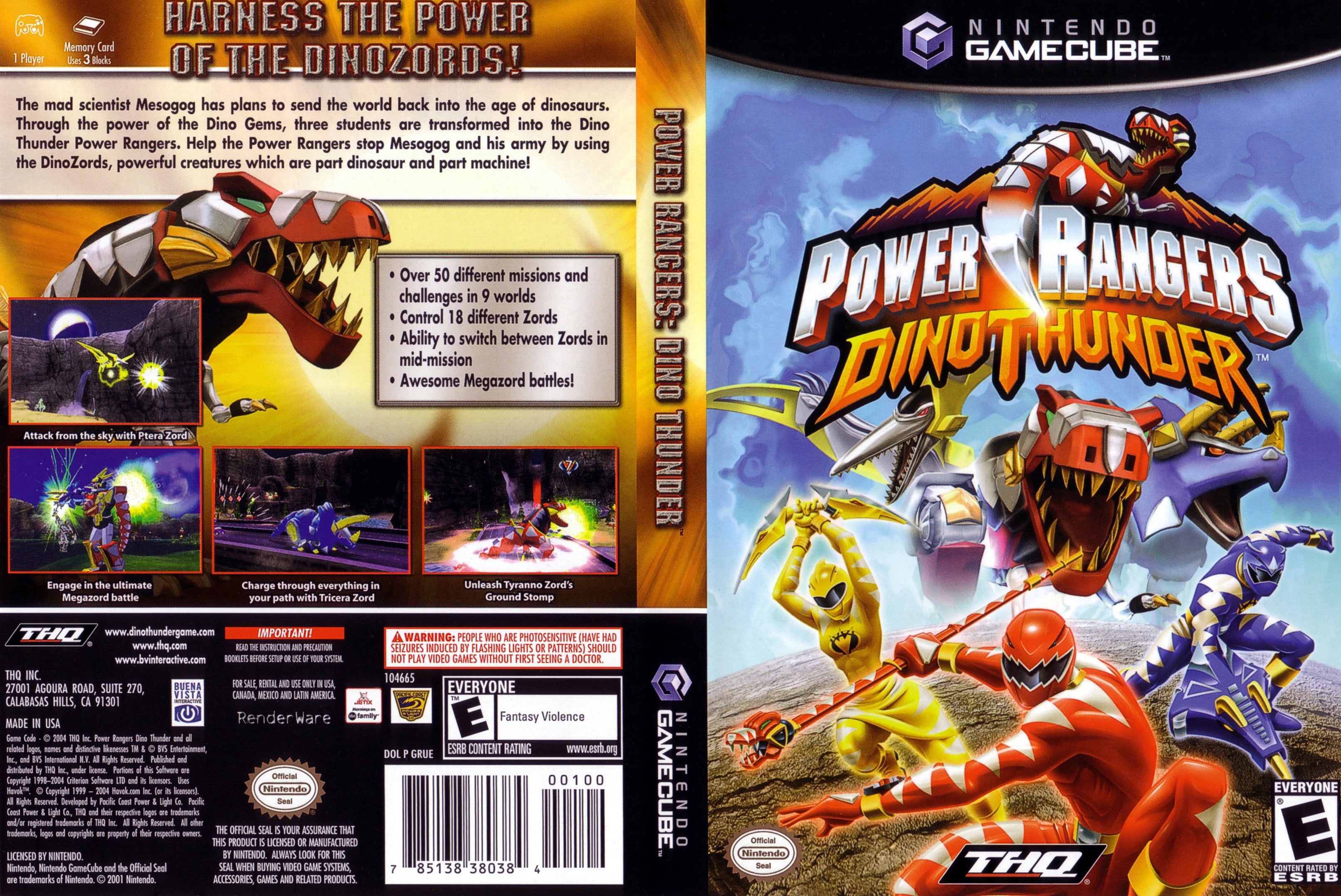 power rangers gamecube