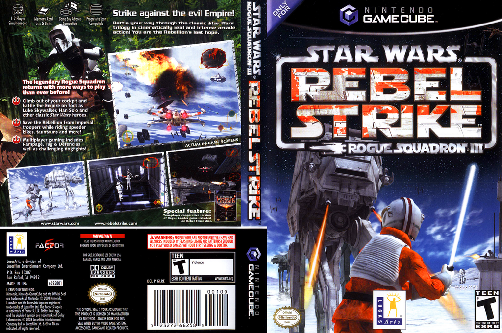 star wars games for gamecube