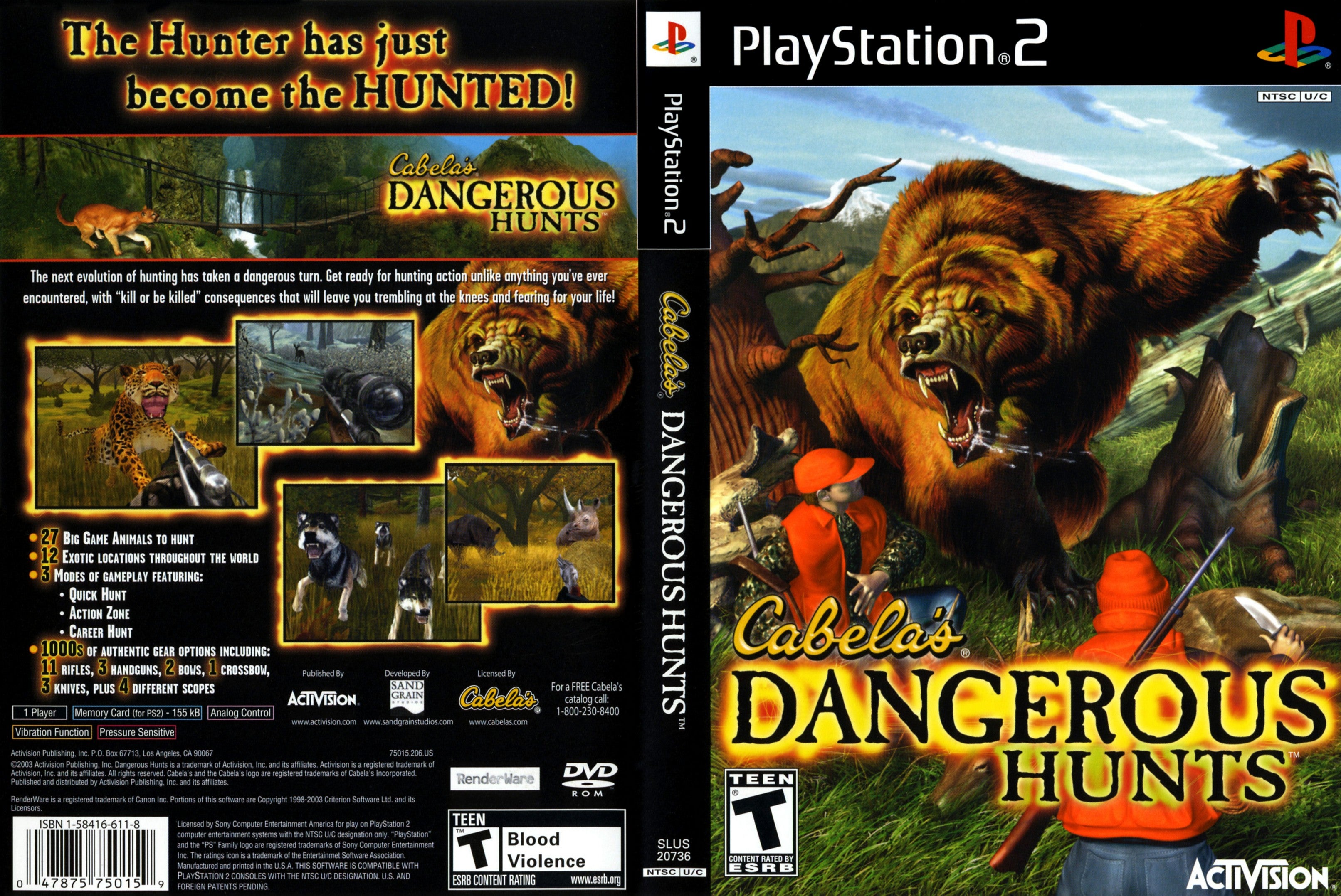 cabela's dangerous hunts xbox one