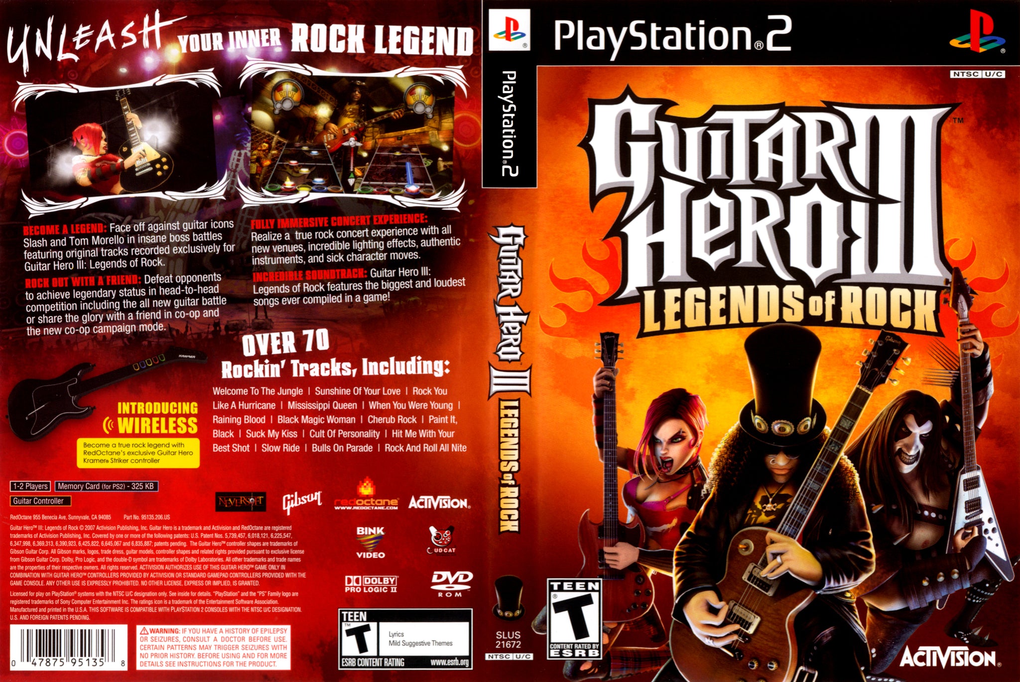 guitar hero 3 ps2