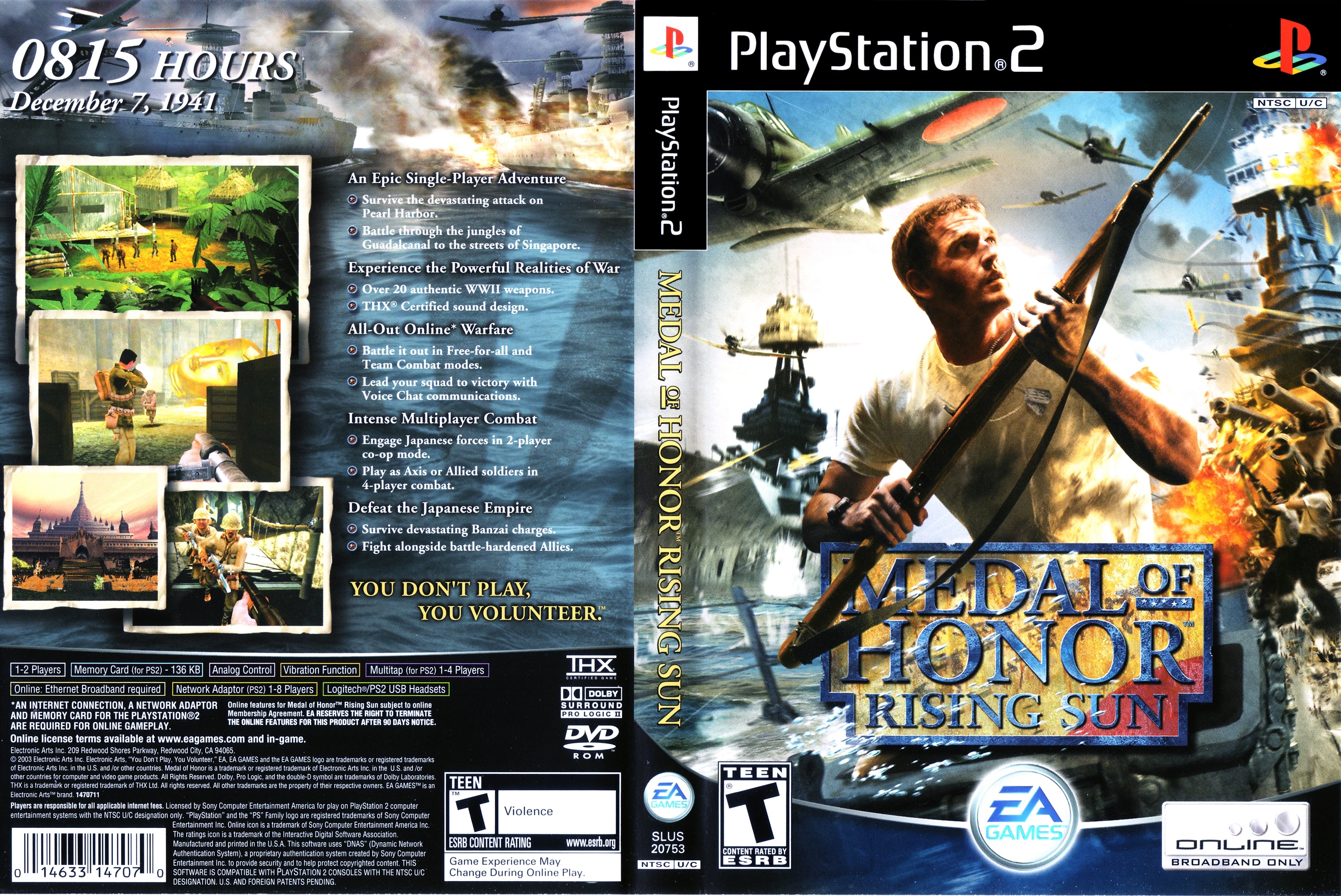 medal of honor ps2 games