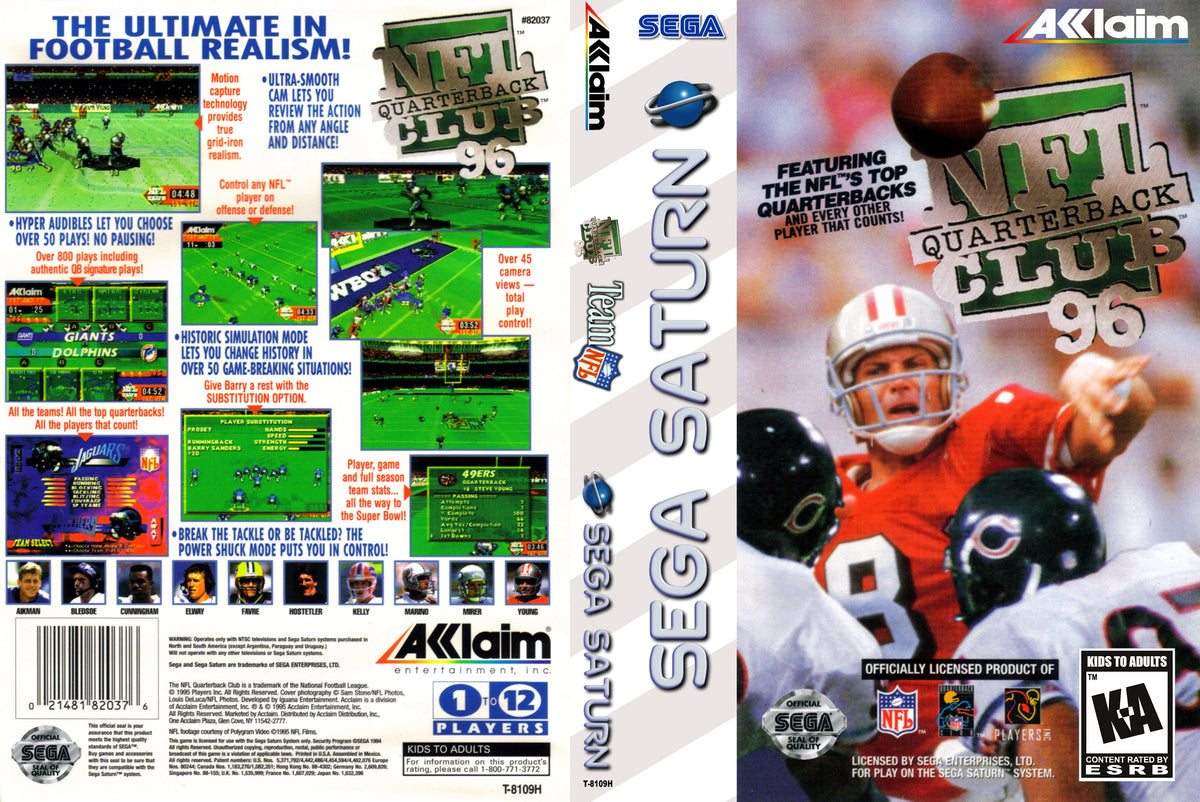 Saturn - NFL Quarterback Club 96 | Steel Collectibles LLC.