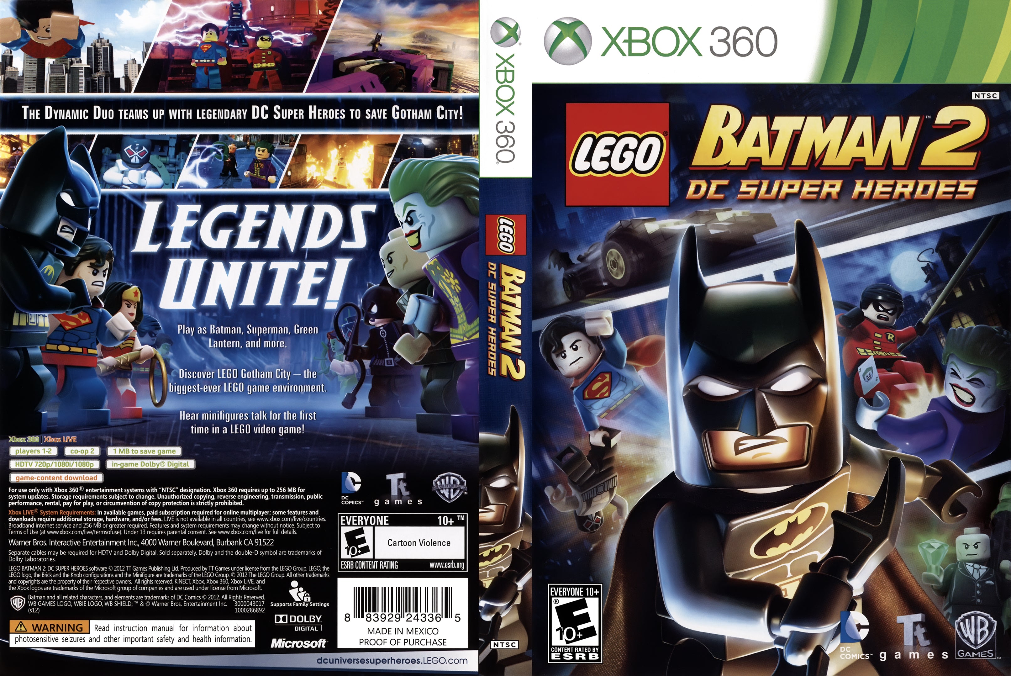 Xbox 360 - LEGO Batman 2 DC Super Heroes | Steel Collectibles LLC.