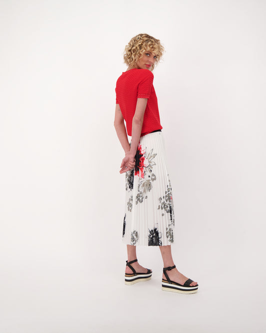 Plisse Pleated Wide Leg Midi Pant – Inspired Style Group