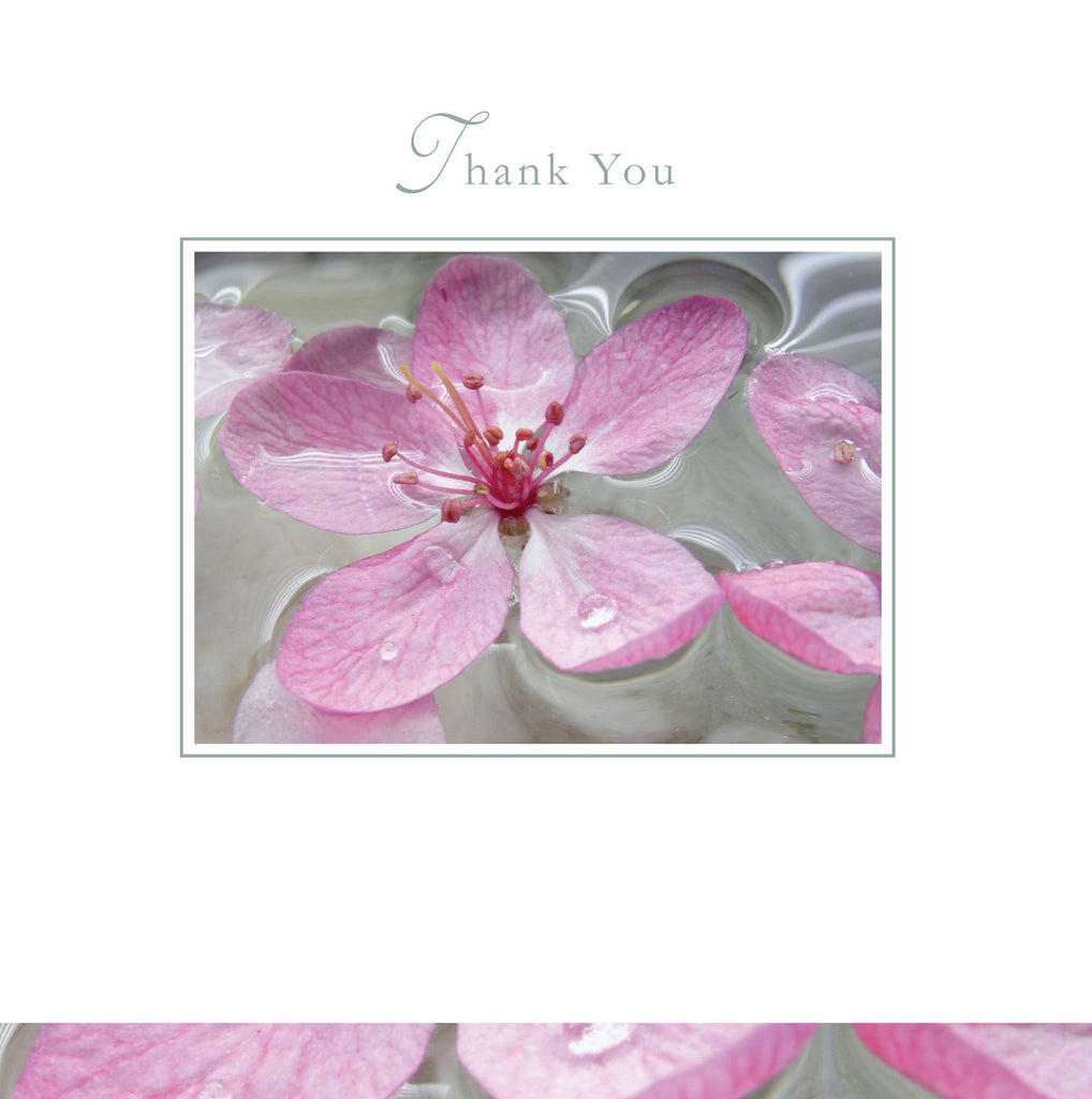 Thank You Card Pink Flower S122 Day One Publications