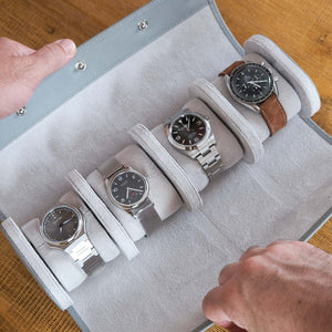 Watch Tube For Four Watches In Grey