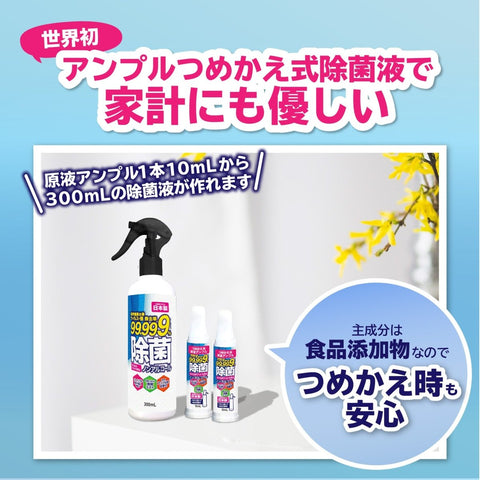 瞬間消臭 強力除菌 除菌スプレー スプレーボトル１本 原液ボトル２本 この価格で実質２本分 ママイクコ 公式通販