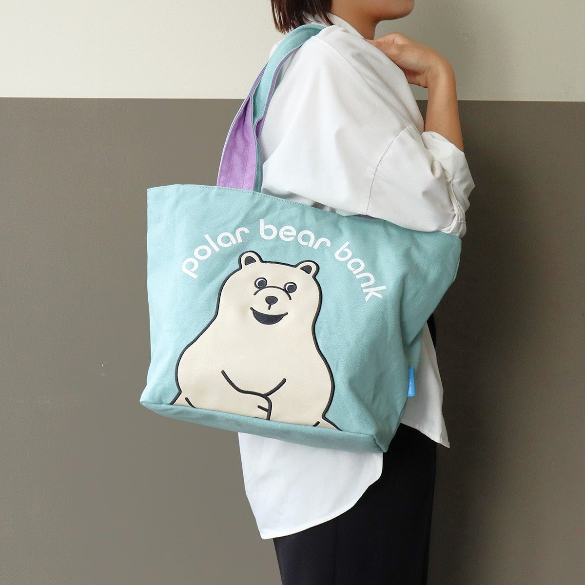 Polar Bear ポーラーベア サガラ刺繍ランチトート 全4色 | ママイクコ