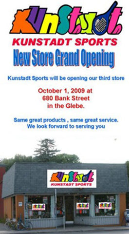 Kunstadt Sports Glebe opening ad