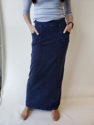 hardtail denim skirt