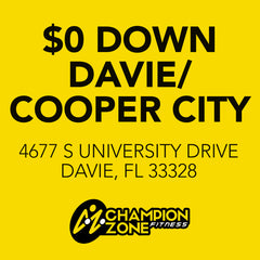 $0 down Davie/Cooper City at Champion Zone Fitness