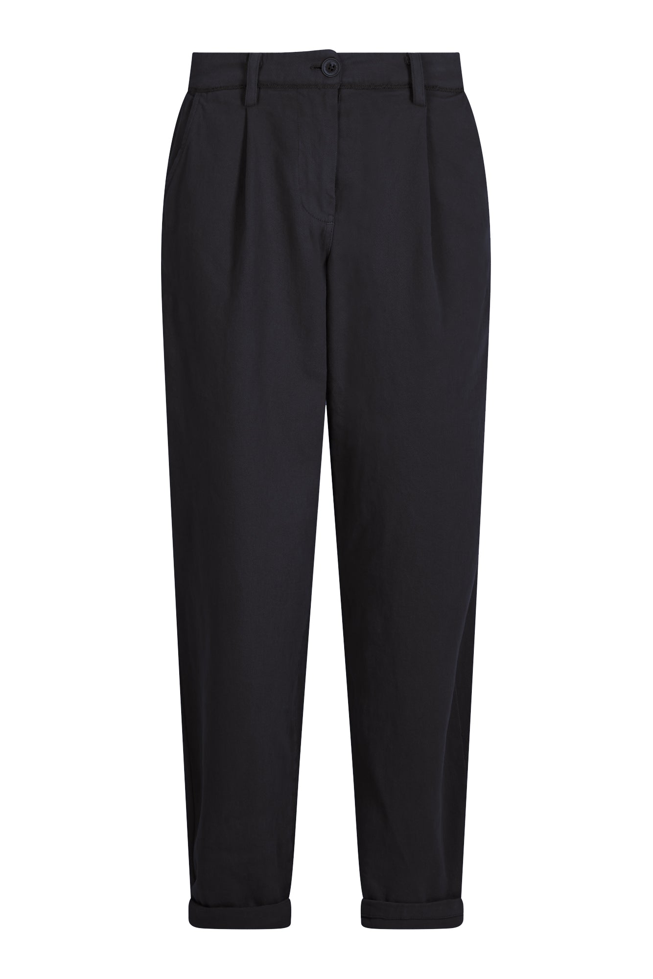 Organic Cotton Bowie Trousers in Coal Black from Komodo
