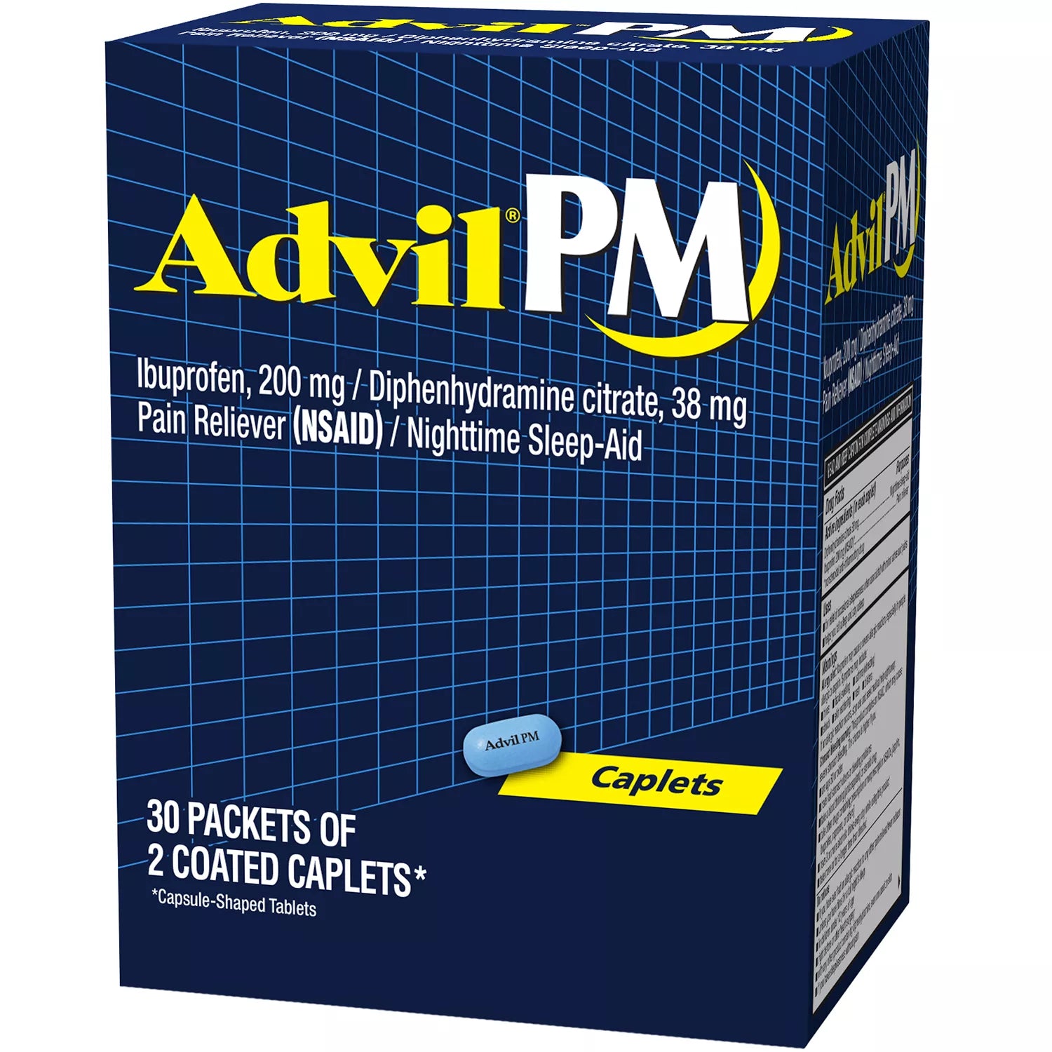 Advil PM, 200mg (30 pouches, 2 caplets each) – WePaK 4 U Inc.