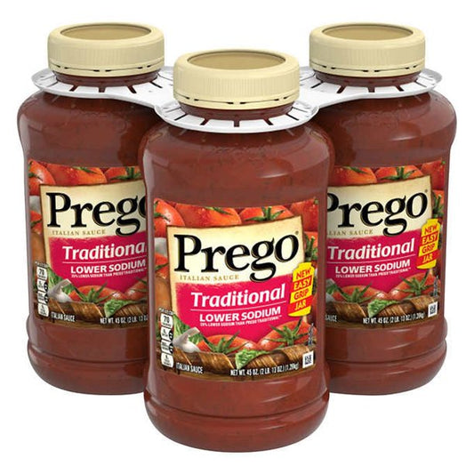 Prego Traditional Pasta Sauce, 3 pk./45 oz.