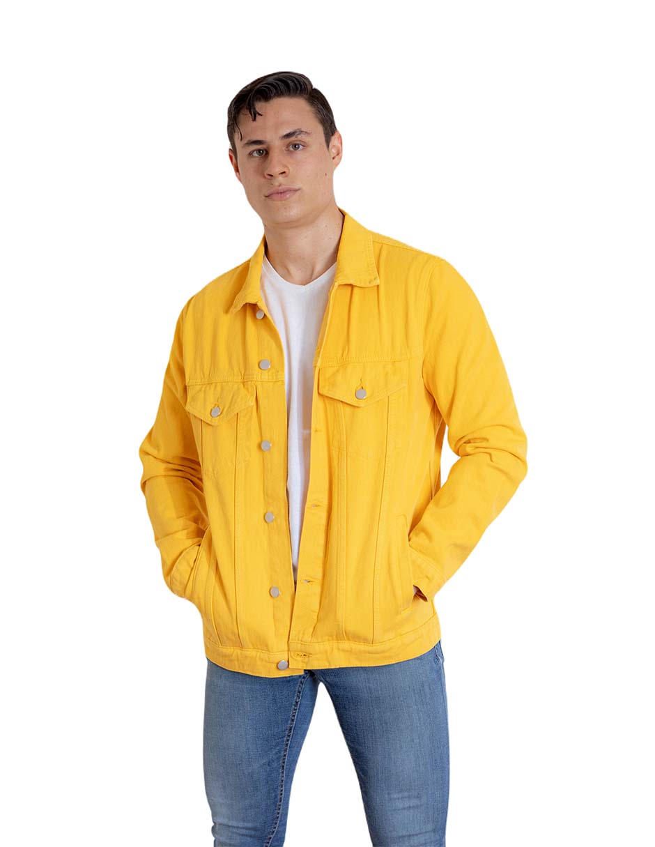 Total 92+ imagen outfit con chamarra amarilla hombre