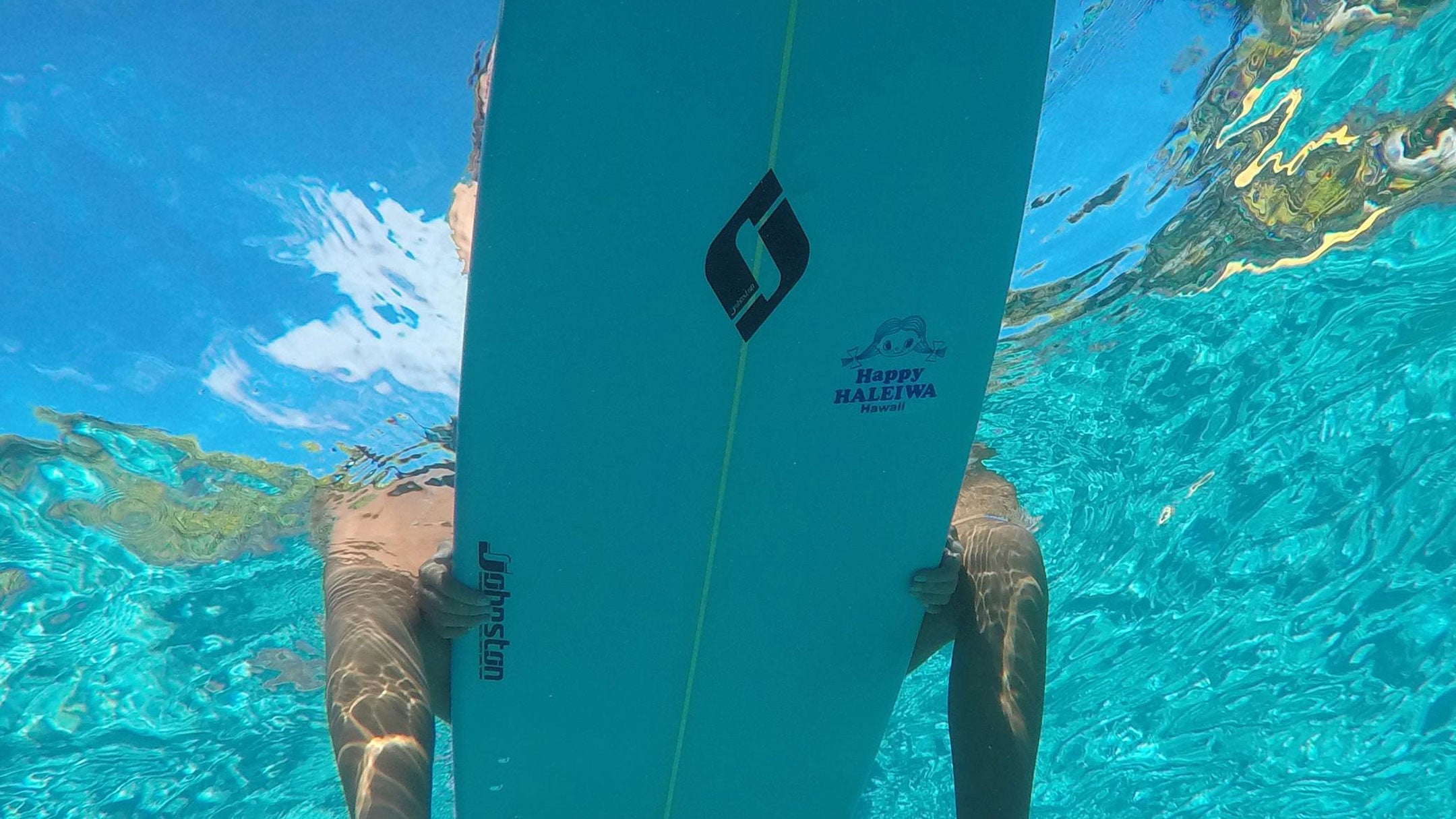 Happy Haleiwa Surfboard