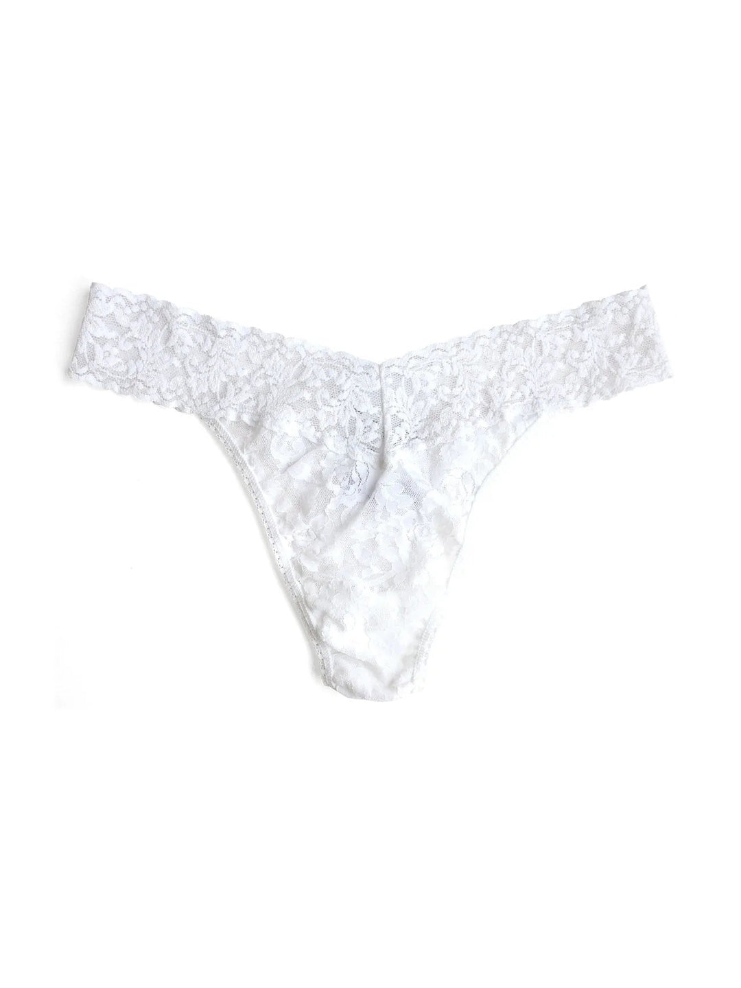 Signature Lace Original Rise Thong in Classic