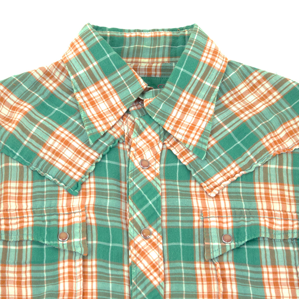 REVIVAL W-GAUZE PLAID SHIRTS