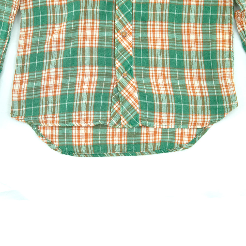 REVIVAL W-GAUZE PLAID SHIRTS