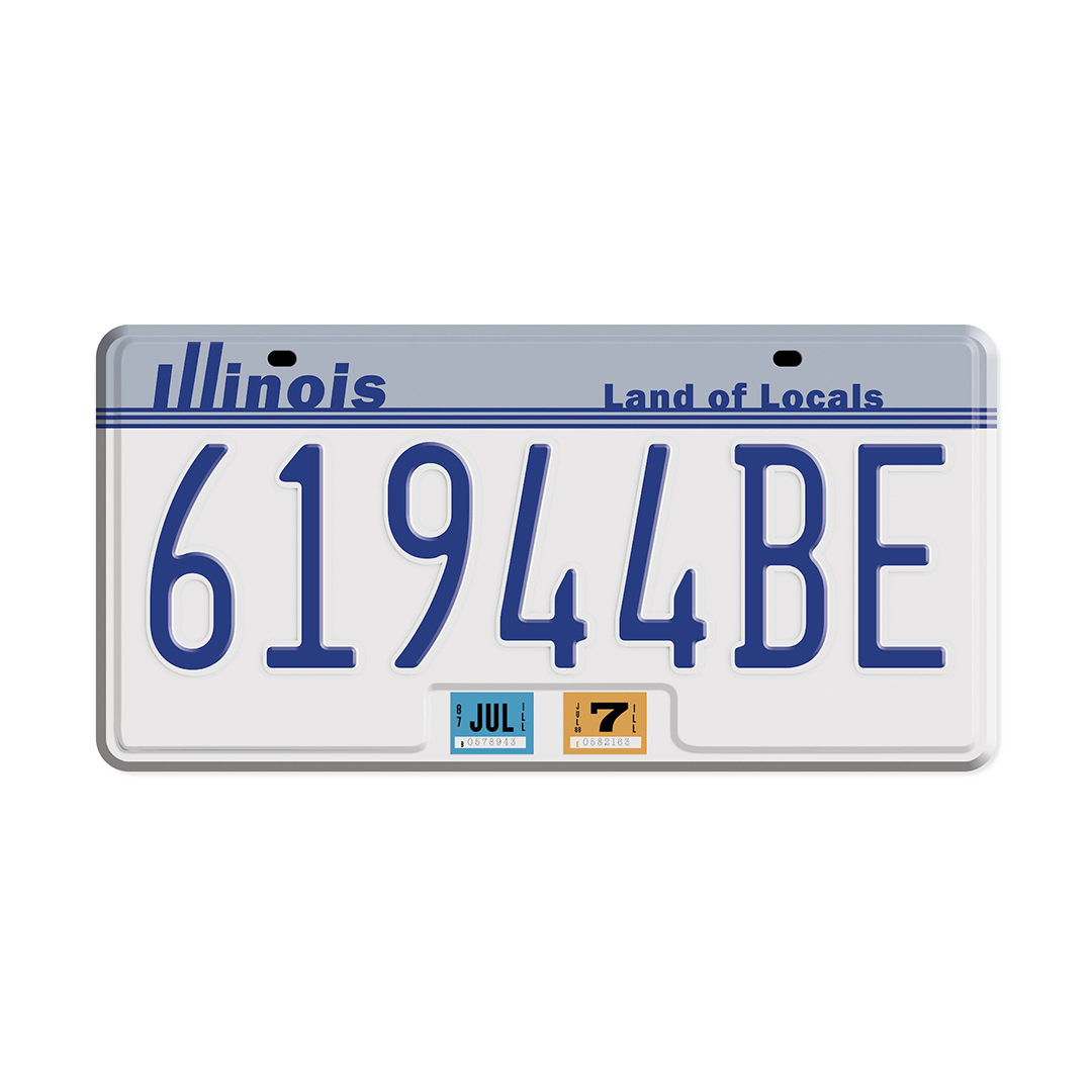 i have not receive license plate sticker renewal illinois