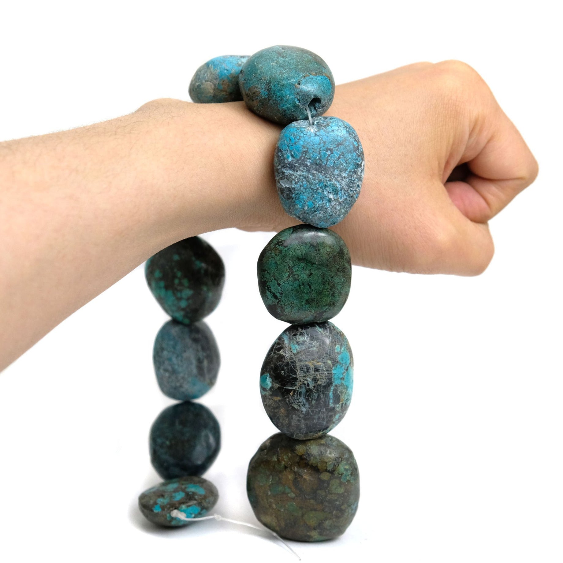 Turquoise Tibetan Natural XL Nuggets, A – Beads of Paradise