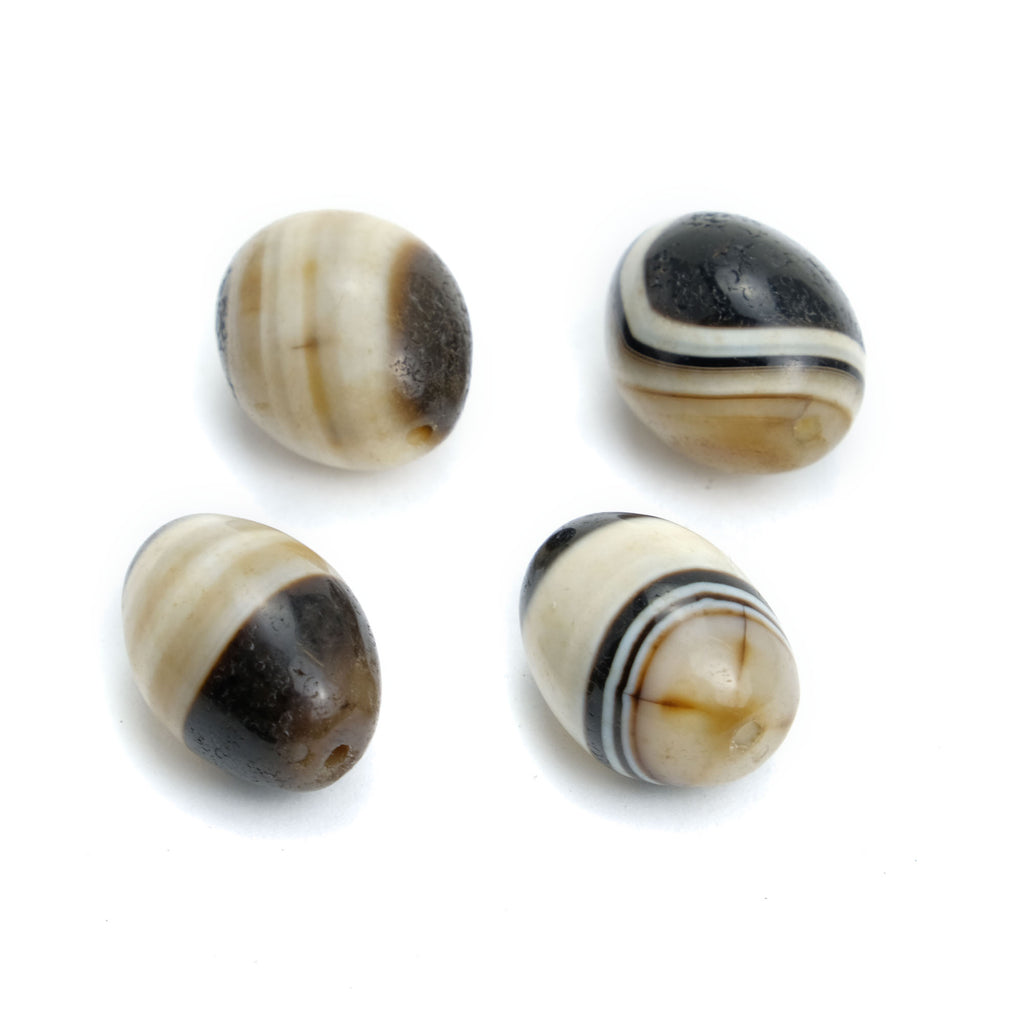 Goat Eye Suleiman Agate Beads