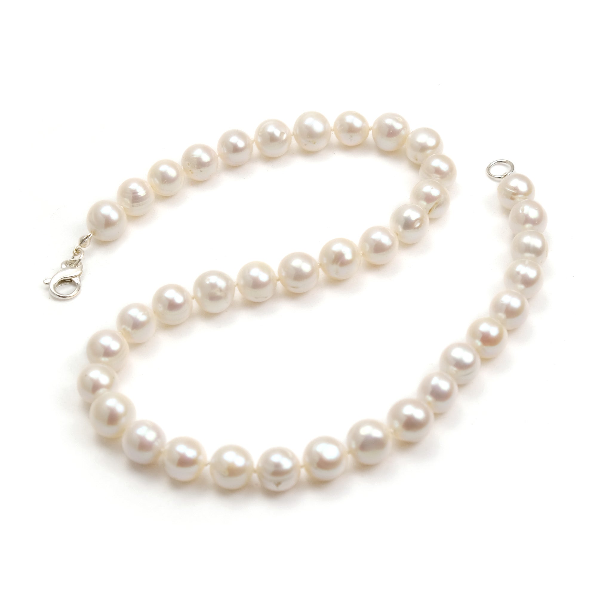 Pearls. Beautiful cream knotted fresh water stick pearl necklace. The –  krislapedesigns