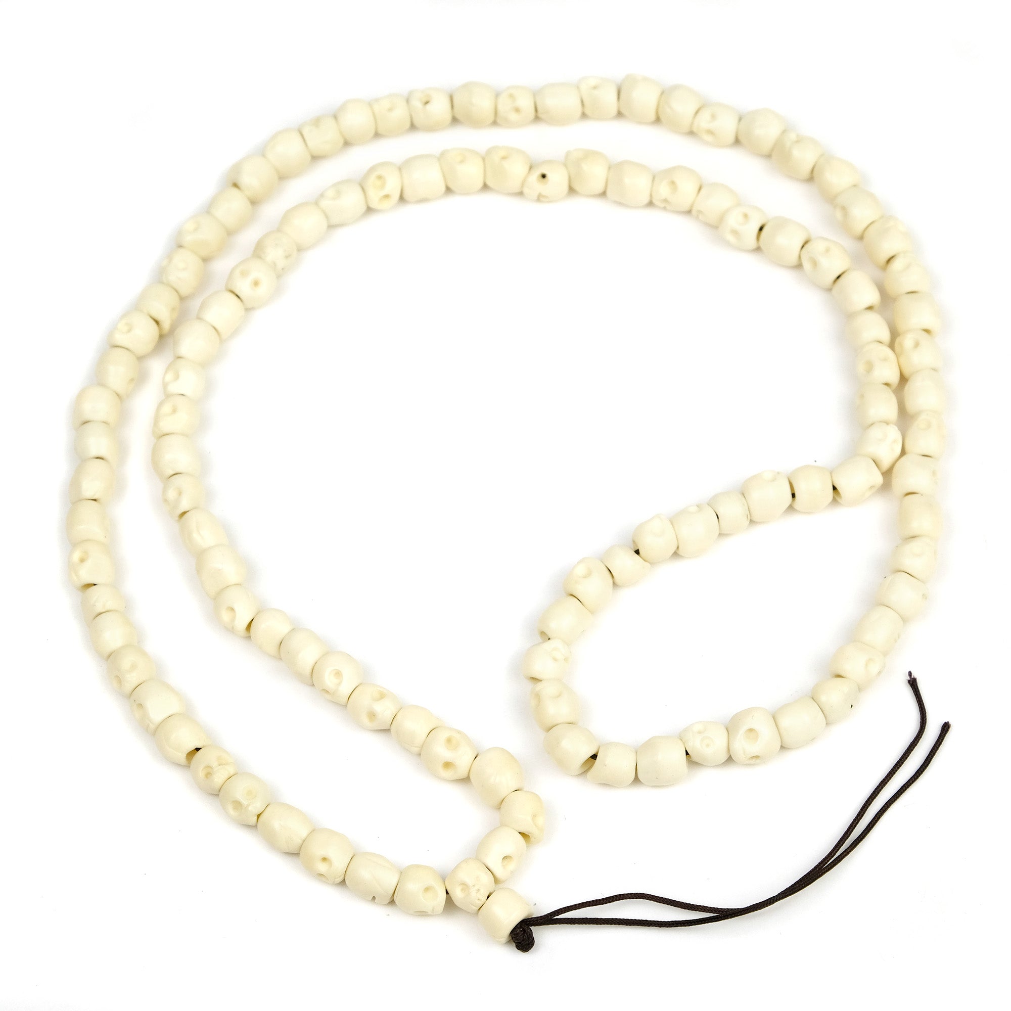 White Skull Beads (7mm) — The Bead Chest