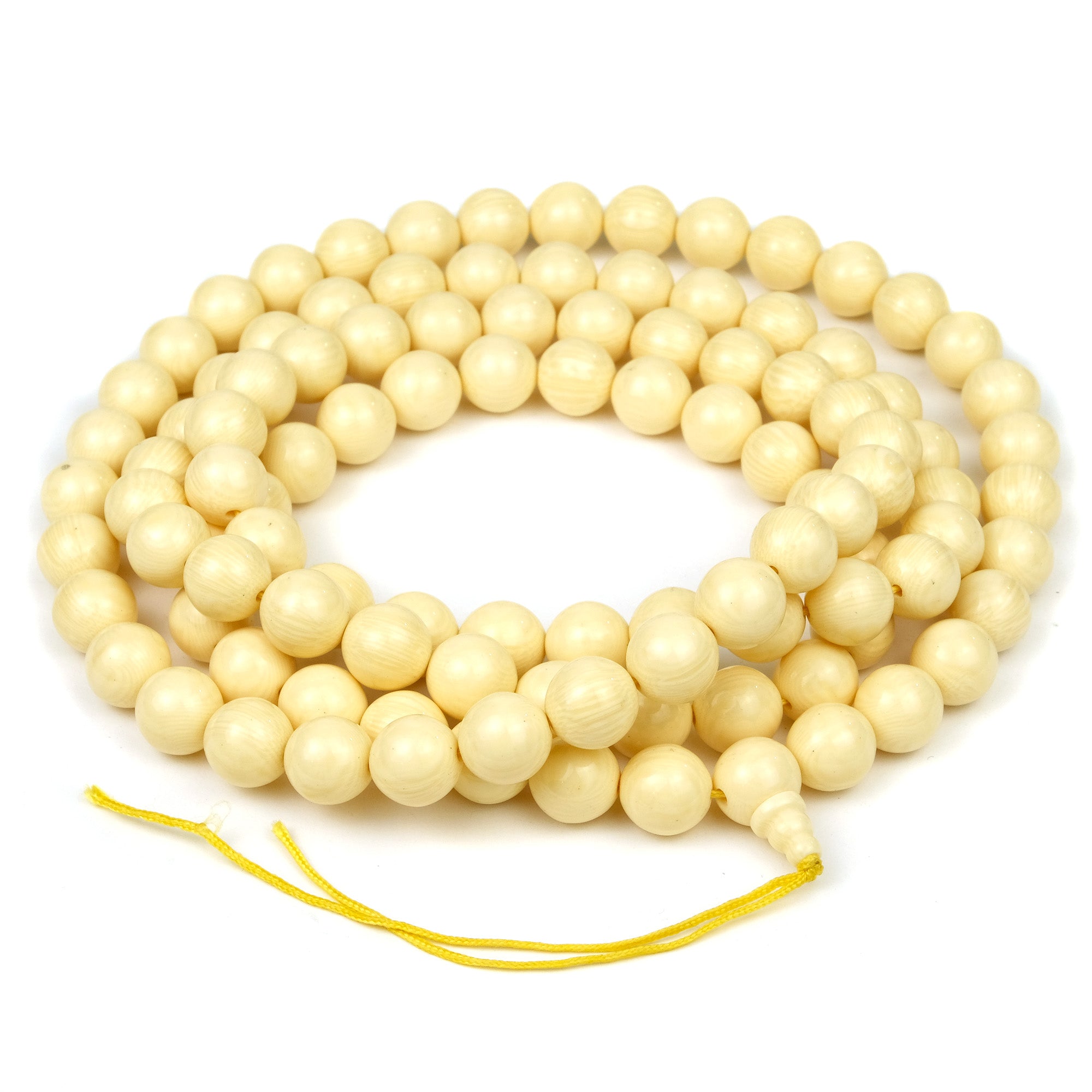 Faux Amber Resin Mala 14mm – Beads of Paradise