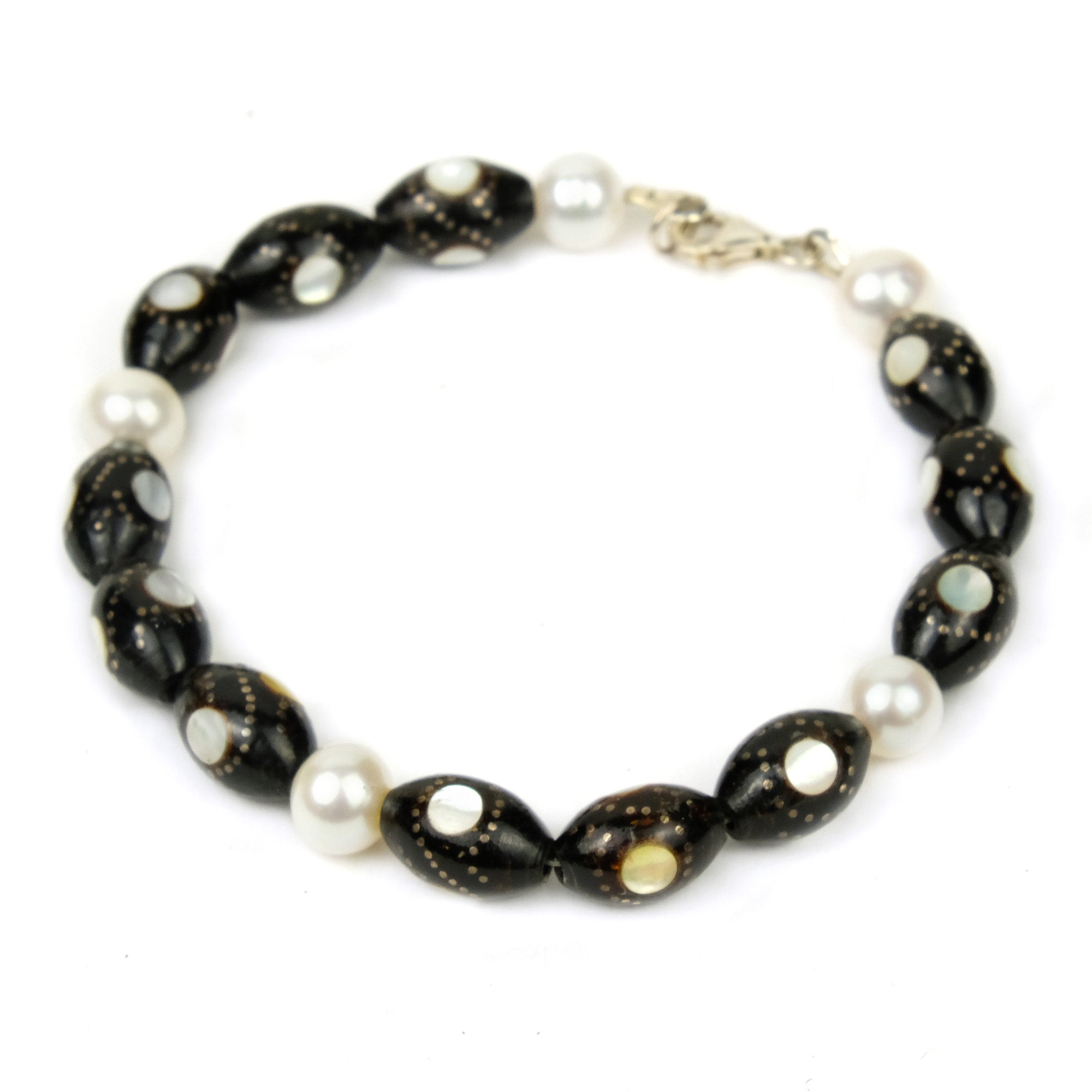 Black Coral - Arabian Prayer Bead Bracelet Stack — KAR-BN