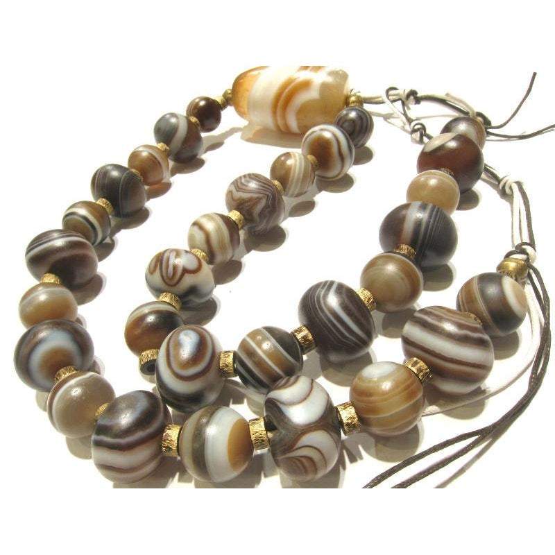 Suleiman Agate Strand – Beads of Paradise