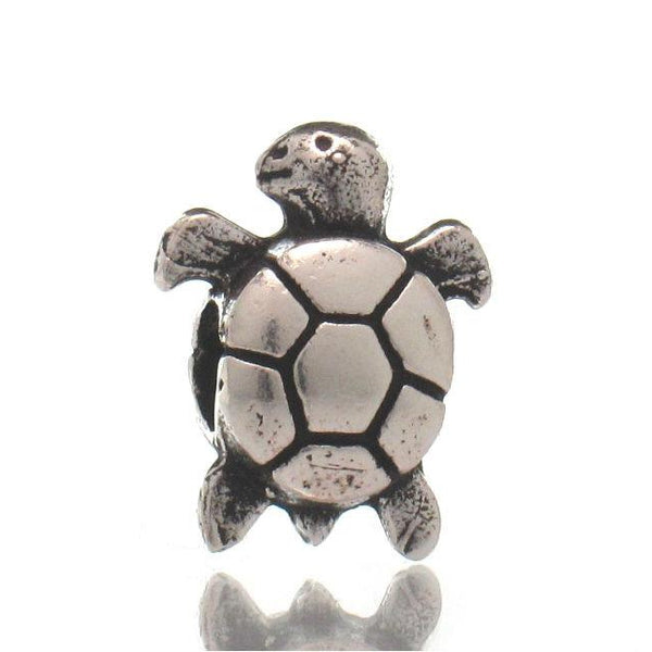 Sterling Silver Turtle Bead - Beads of Paradise