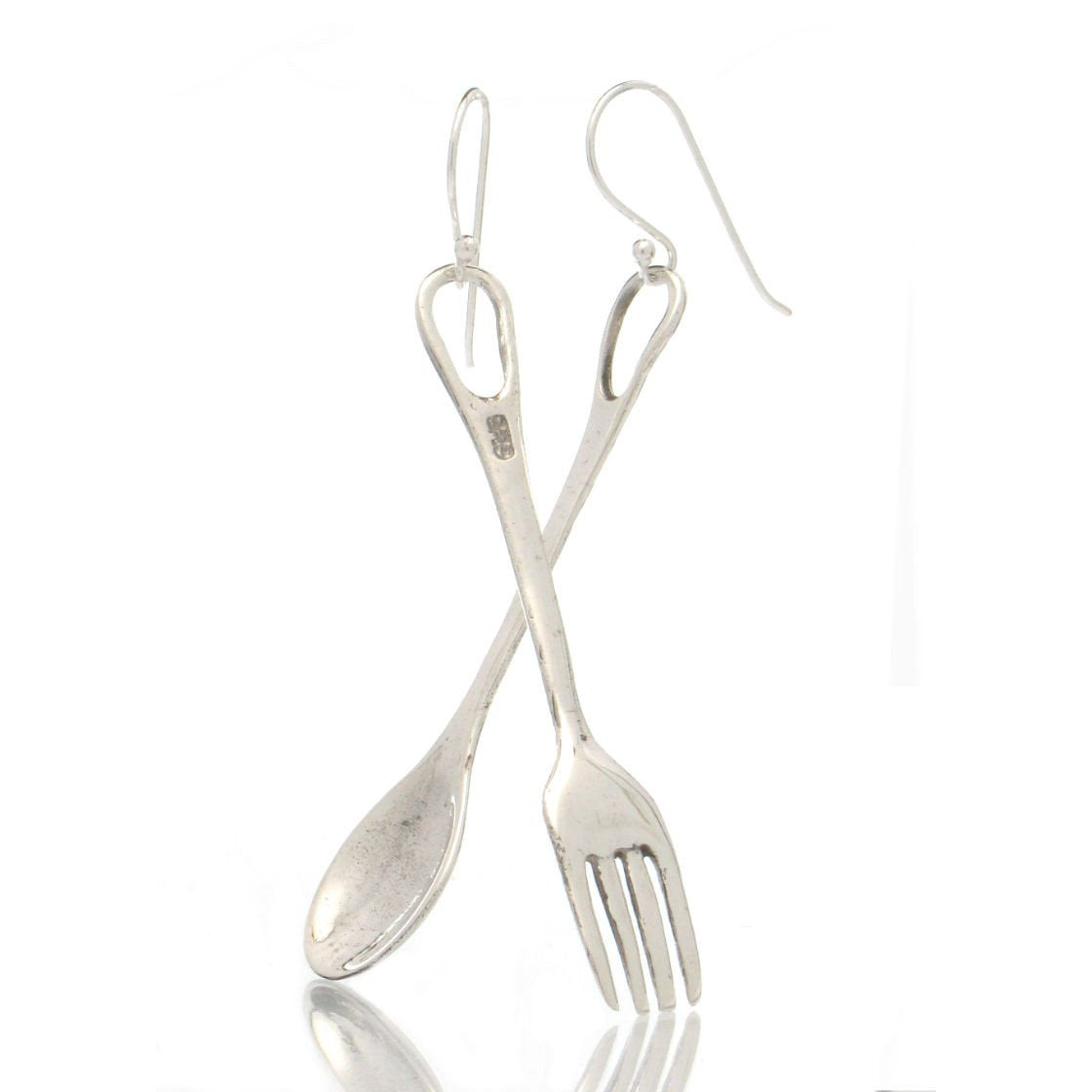 Sterling Silver Fork and Spoon Earrings – Beads of Paradise