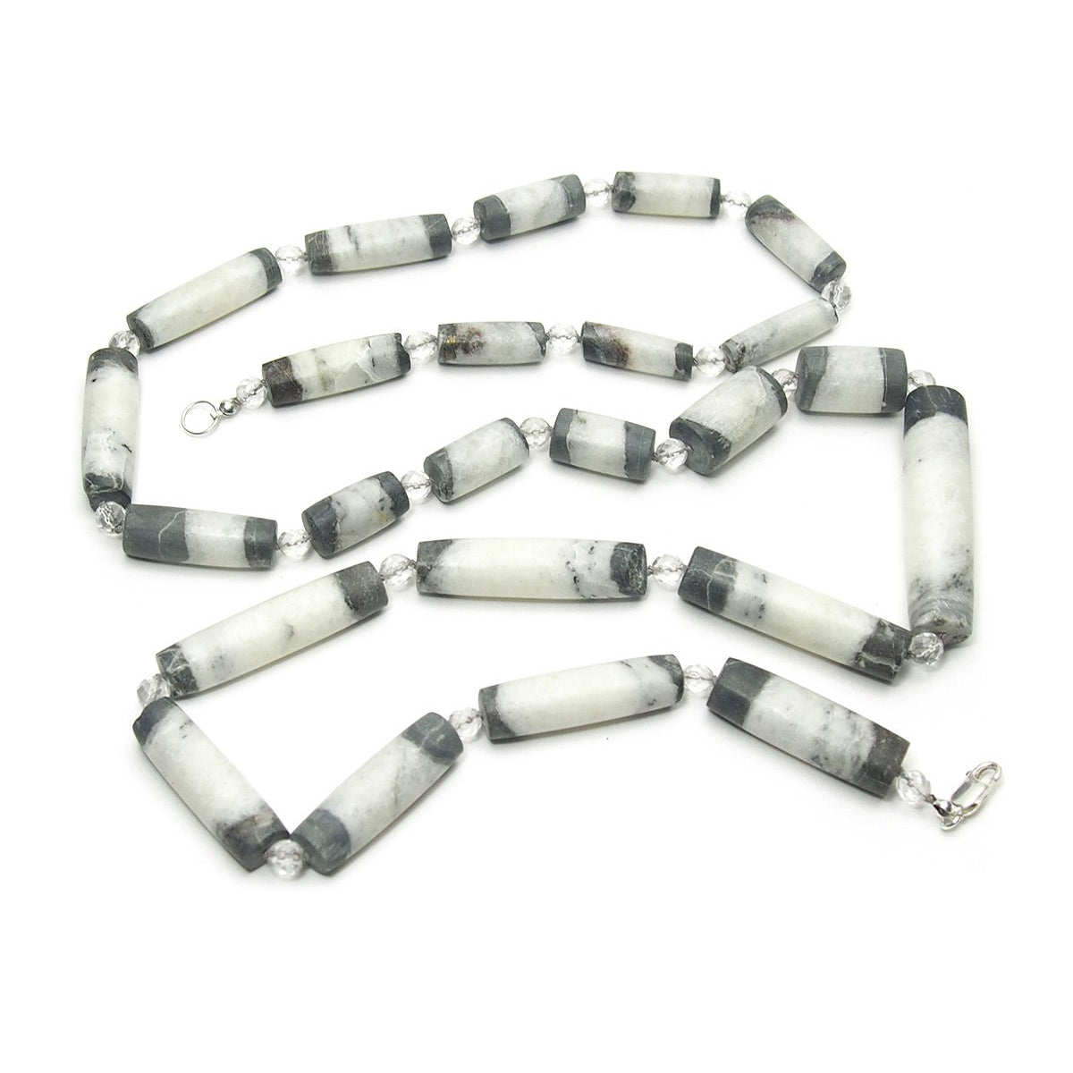 Beads, Carnelian agate phantom white. - Metal Clay Alchemist