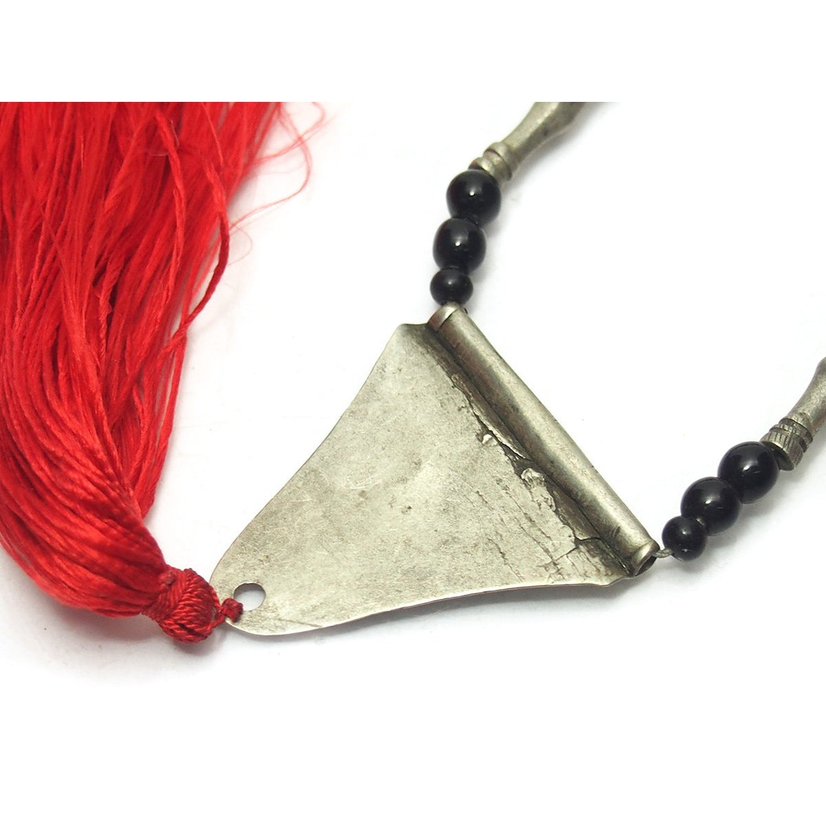 Silver Beaded Tuareg Necklace — FORM Atelier