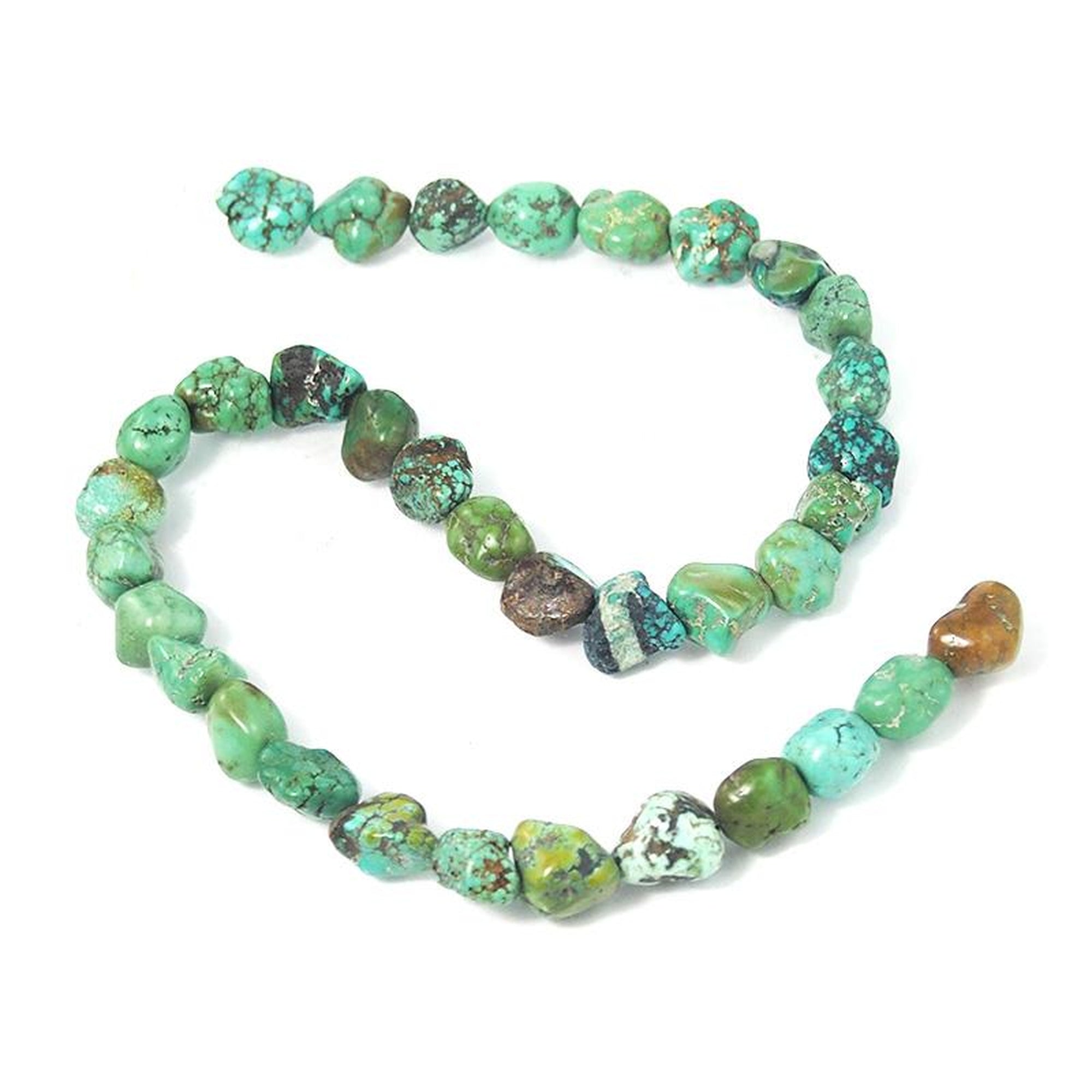 Tibetan Turquoise Nugget Strand Small – Beads of Paradise