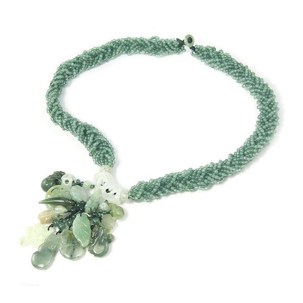 jade charm necklace