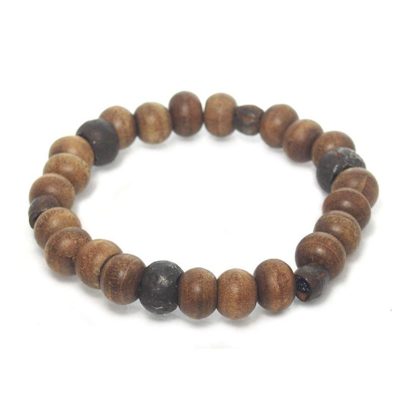 Handcarved Radha Tulsi Bracelet, Holy Basil Seeds, Wood Bracelet, Yoga  Gifts handmade -  Canada