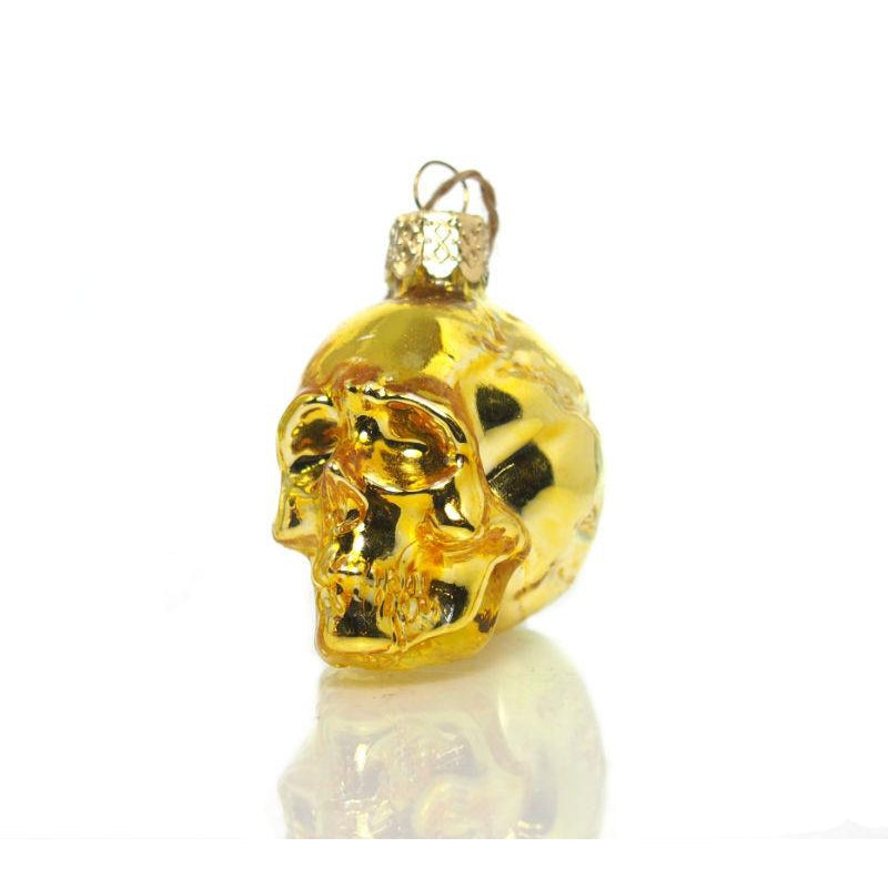 Glass Skull Ornament, Medium – Beads of Paradise