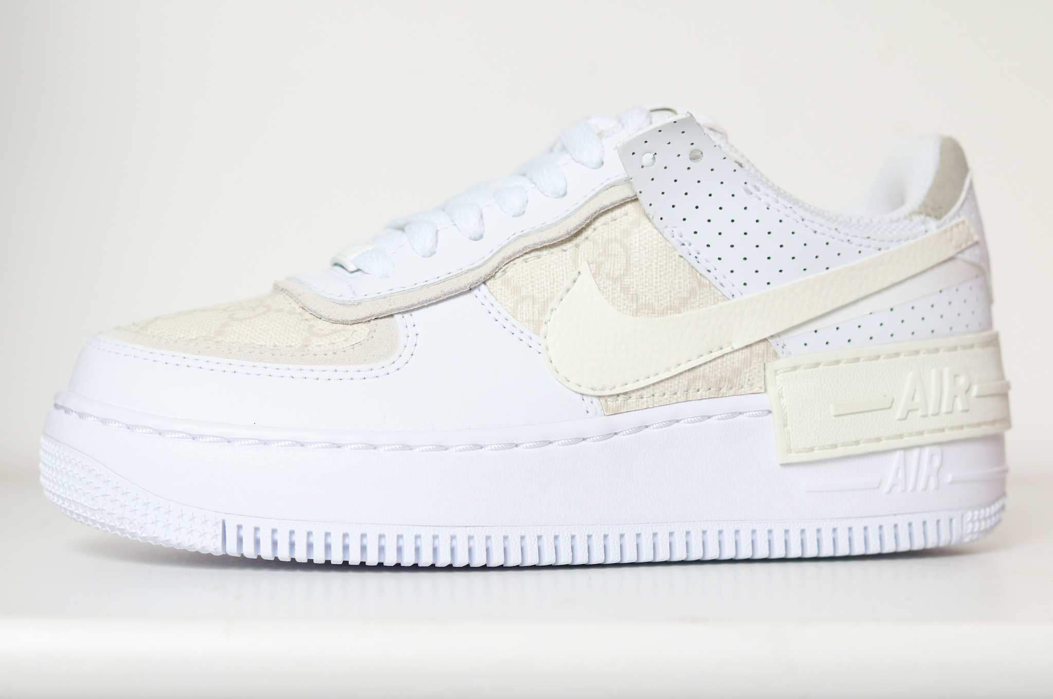 nike air force 1 shadow white and cream