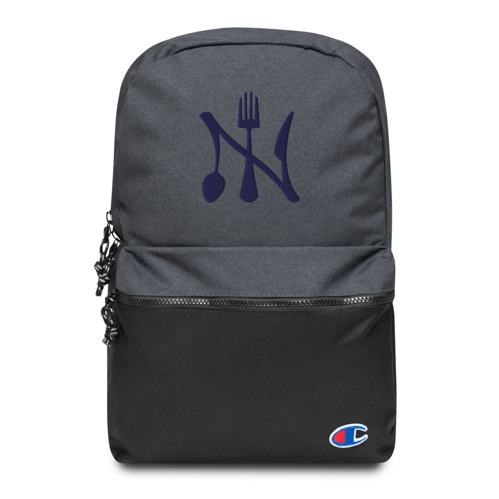 blue champion backpack