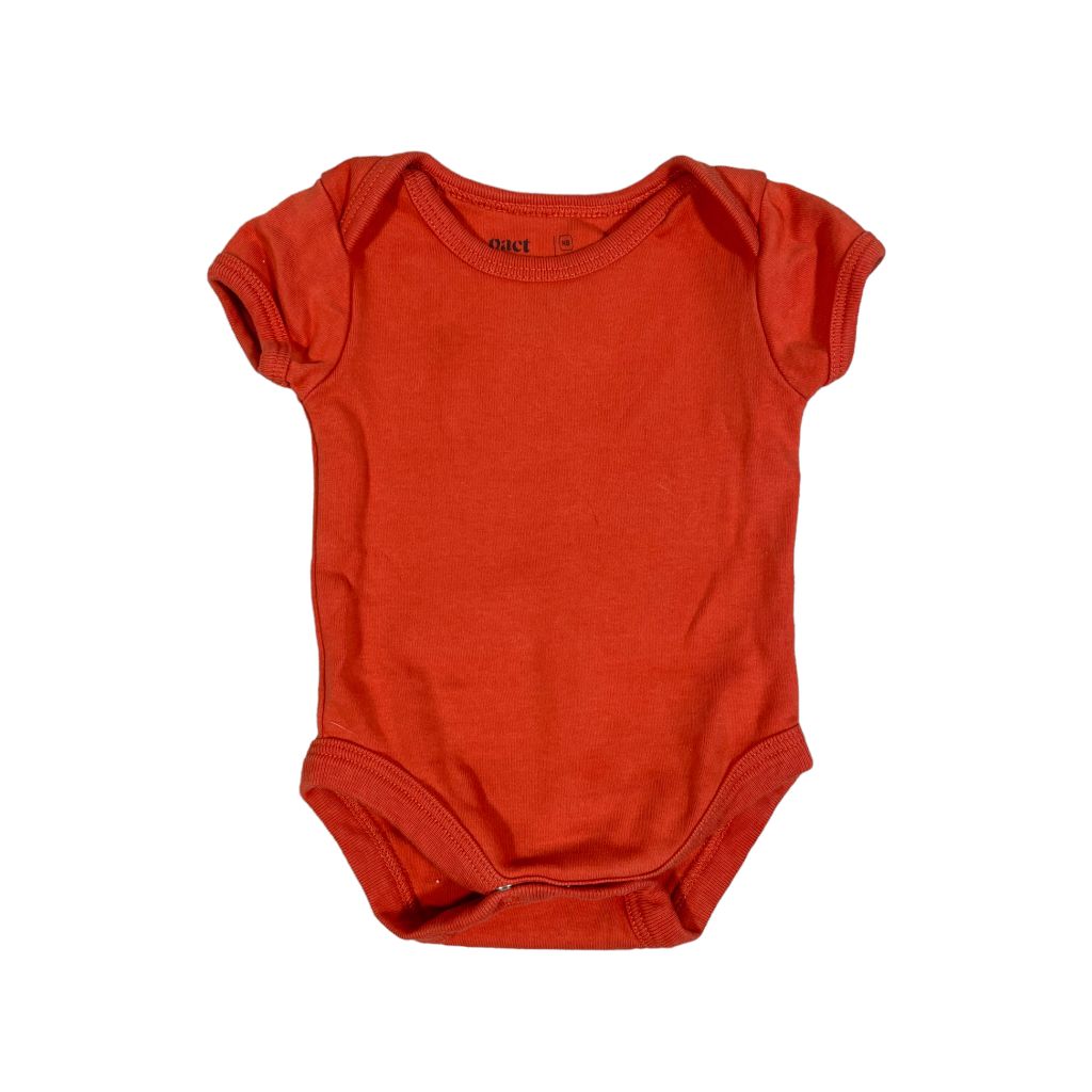  Pact Orange Organic Onesie (Newborn Neutral) 