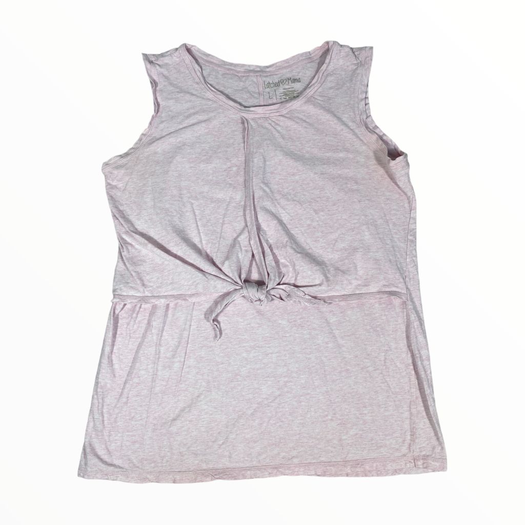  Latched Mama Pink Nursing Tank (Maternity Large) 