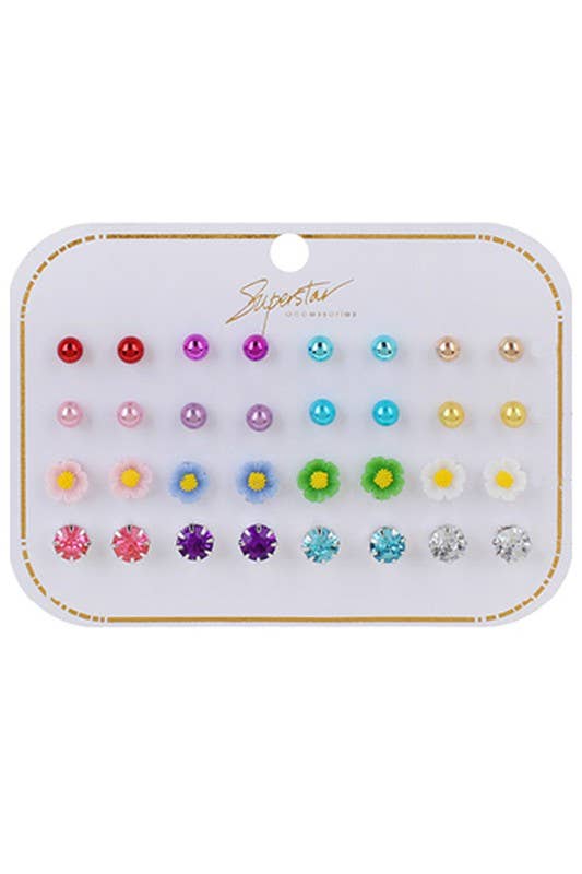  Love and Repeat 16 Pair Multi-Earring Set 