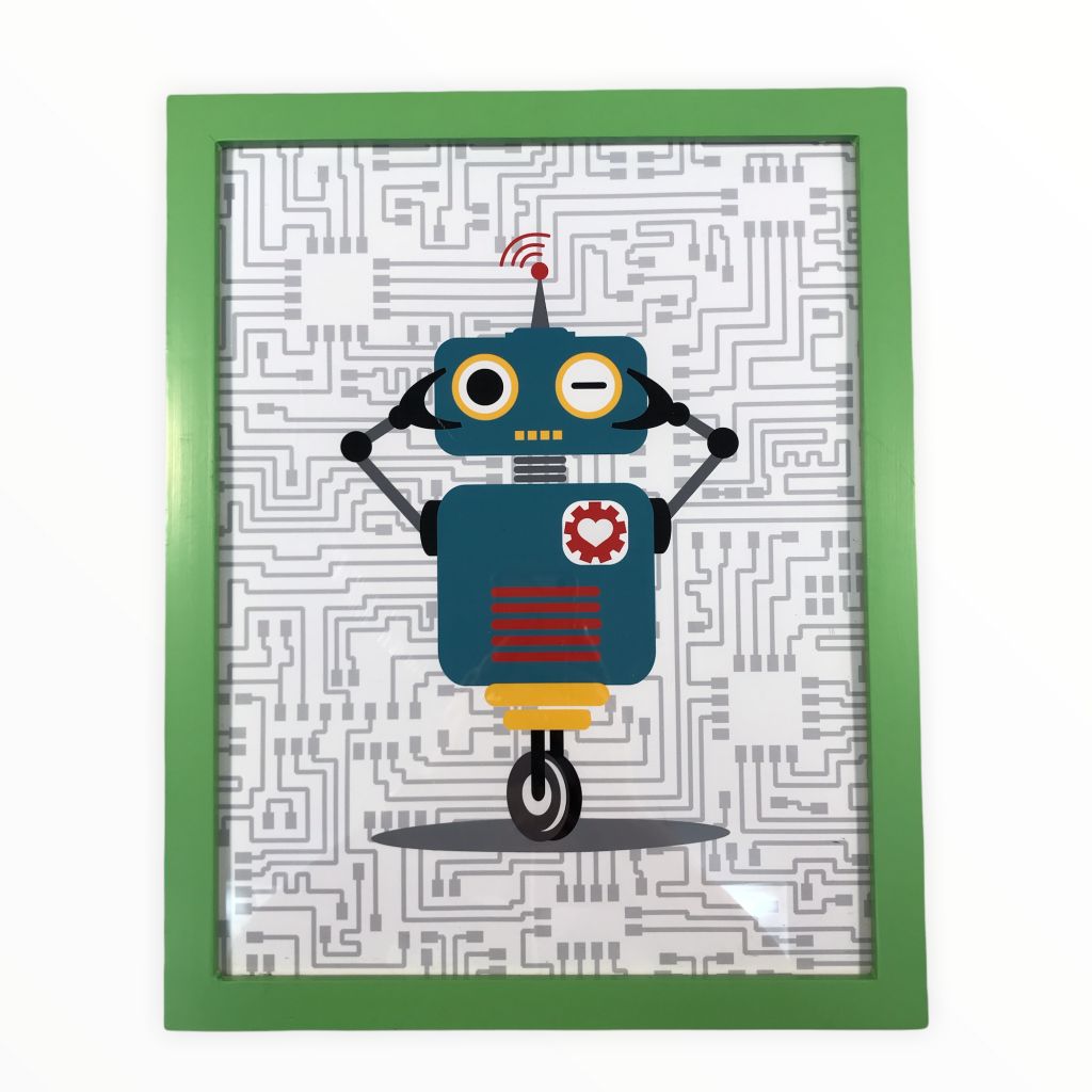  Robot Wall Art 12"x15" 