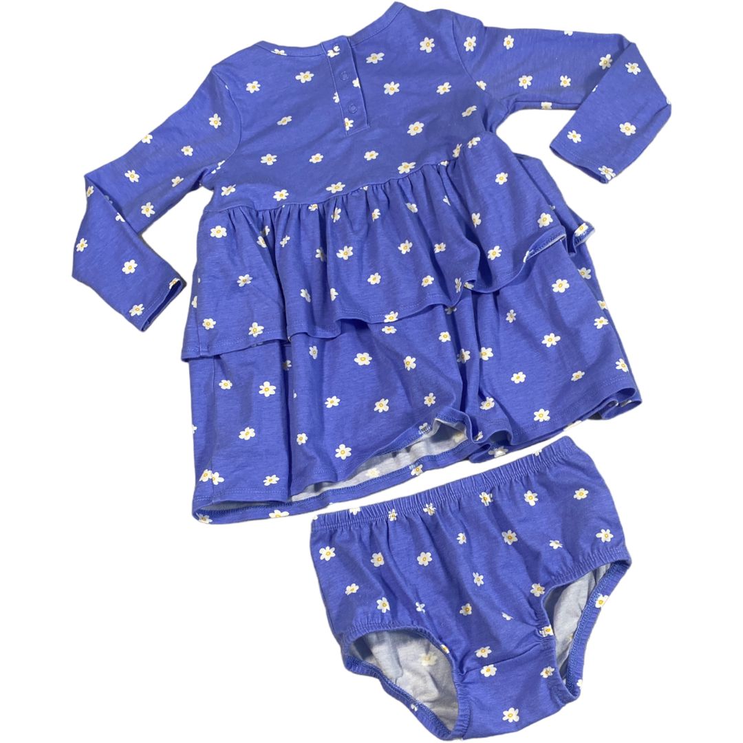  Tucker + Tate Blue Daisy Dress Set (18M Girls) 