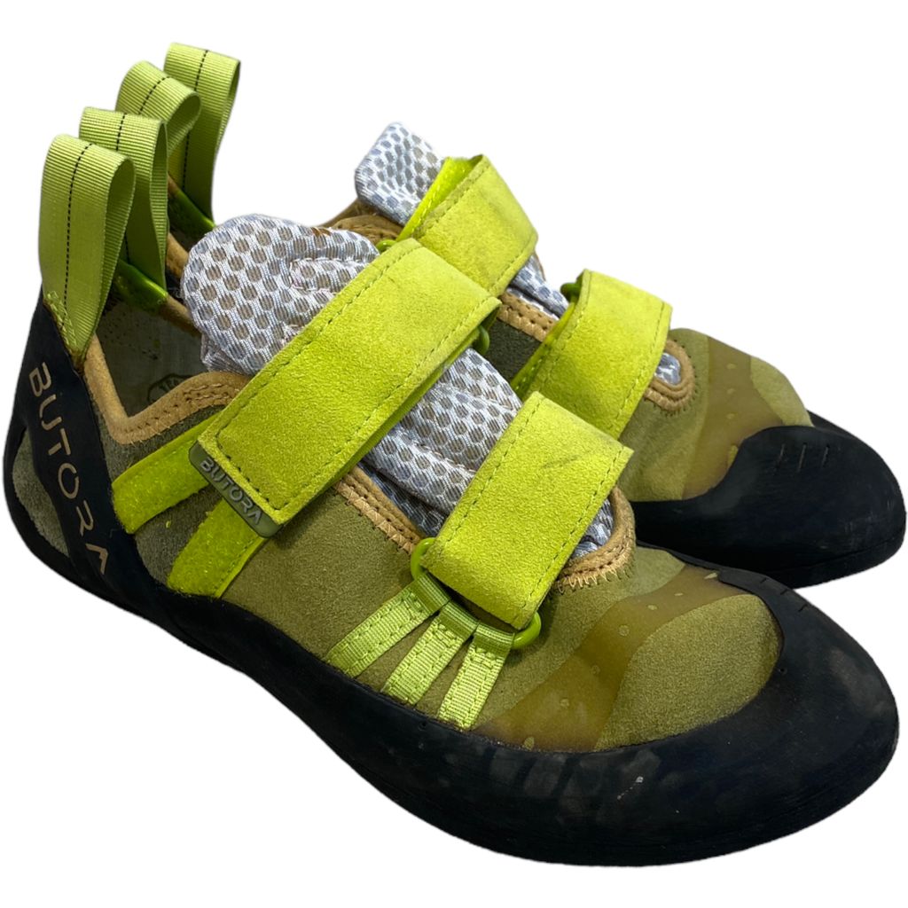  Butora Yellow Climbing Shoes (Size 7Y) 