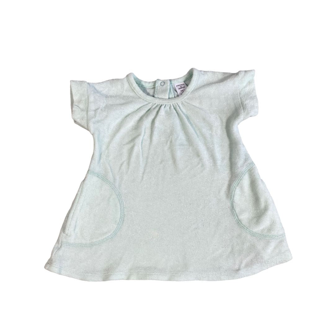  Nordstrom Green Terry Dress (12M Girls) 