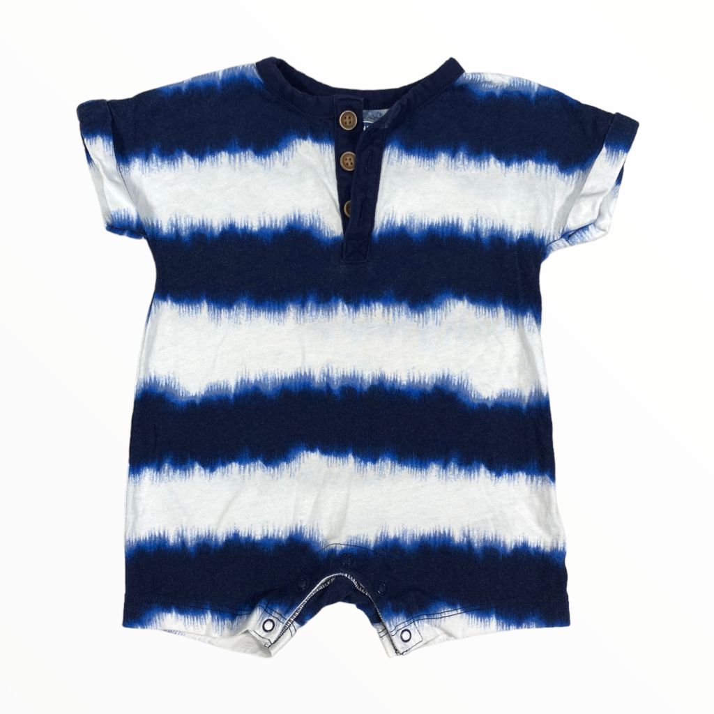  Old Navy Navy Stripe Romper (3/6M Boys) 