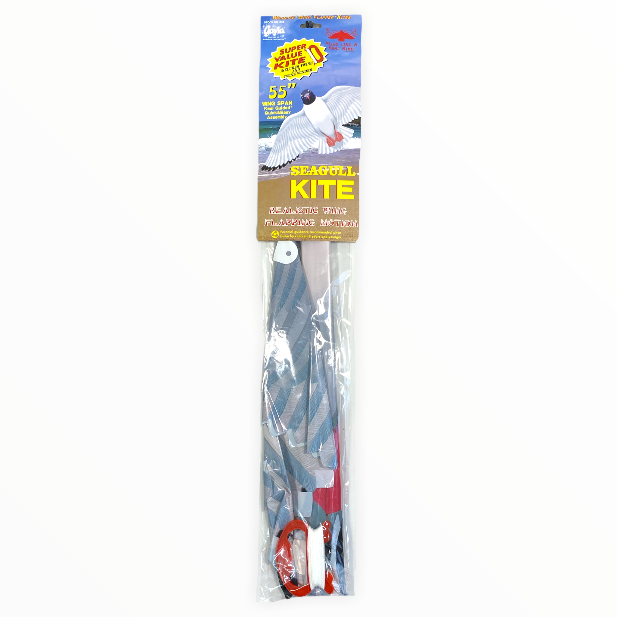  Gayla Flapper Kites Seagull Bird Shaped Kites (55" Wing Span) 